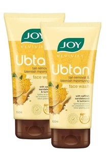 Joy Tan Removal Ubtan Face Wash For Bright & Glowing Skin (2x100ml - Picture 1 of 5