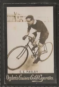 OGDENS GUINEA GOLDS-CYCLISTS BASE M 1899-#28- PARLBY - Picture 1 of 2