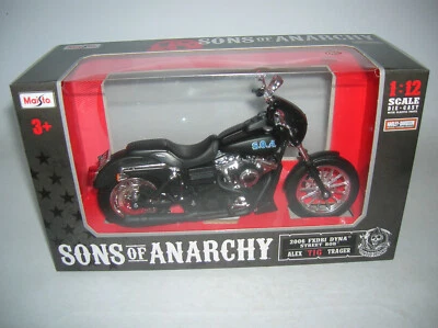 Maisto Harley-Davidson Sons of Anarchy 2006 FXDBI Dyna Street Bob "TIG" 1:12 - Bild 1 von 3
