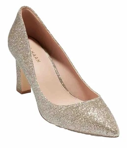 Cole Haan Womens Mylah Glitter Pointed Toe Slip On Pumps Shoes BHFO 6073 SZ9.5 - Picture 1 of 10