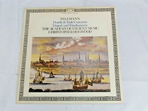 LP Telemann Double & Triple Concertos The Academy of Ancient Music - Picture 1 of 9