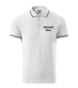 Camisa polo bordada para hombre con tu indicativo y nombre para radioaficionados - Imagen 1 de 68
