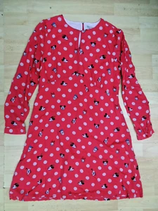 Cath Kidston X Disney Mickey And Friends Spot Dress UK 12 VGC - Picture 1 of 5