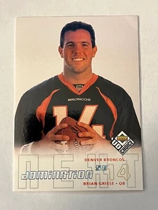 1998 Upper Deck UD Choice Domination Next SE /2000 Brian Griese #283 Rookie RC - Picture 1 of 2