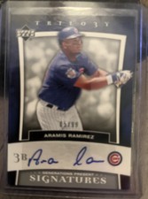 Aramis Ramirez Upper Deck Trilogy Auto #5/99 ⚾️ Chicago Cubs ⚾️