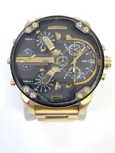 Orologio Uomo Cronografo Diesel DZ7333 Mr.Daddy 2.0 Acciaio Inox Nero e Oro - Foto 1 di 3