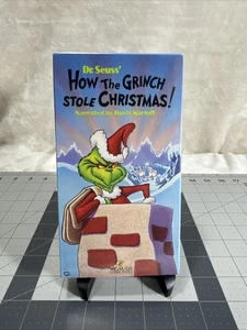 Dr. Seuss, How the Grince Stole Christmas, sealed, Children animated video VHS - Picture 1 of 6