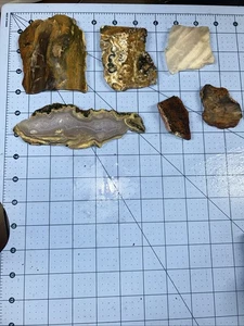 Assortment Of Agate  Slab Lot-  - Old Stock - Gorgeous Lapidary Gemstone 13 - Picture 1 of 20