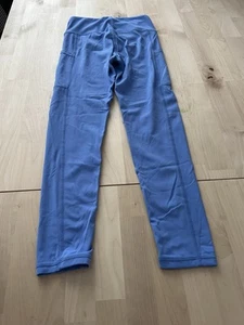 Girls Blue Athletic Leggings! Great For Sports! Girls Size Medium! - Picture 1 of 3