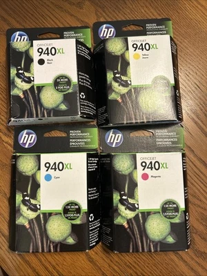 Original HP 940XL Tintenpatrone 4er Pack für Officejet Pro 8000 8500 abgelaufen - Bild 1 von 3