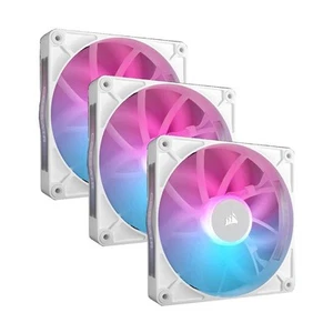 Corsair Icue Rx120 Rgb 120Mm Pwm White Fan Triple Pack - Photo 1/1
