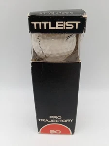 90 pelotas de golf Titleist Pro Trajectory - 1 paquete de 3 años 80 nuevas en caja nuevas stock antiguo - Imagen 1 de 5