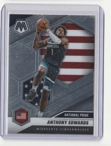 2020-21 Panini Mosaic National Pride Anthony Edwards Rookie RC #252 Timberwolves - Foto 1 di 1
