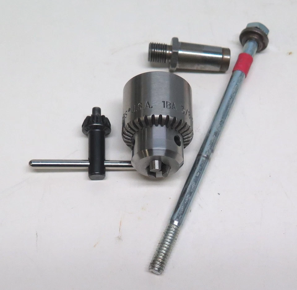 Sherline #3072 - Portabrocas Jacobs 1/4" con barra de tracción Foto 1 de 1