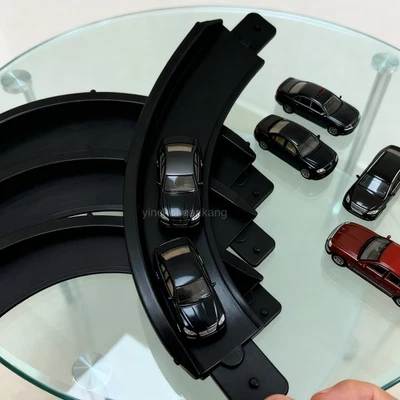 3D Printed 90° High Bank Track Turns – black, Hot Wheels Compatible (Pack of 4) - Image 1 of 4