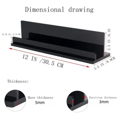 Schallplatten-Aufbewahrungshalter, modernes Mehrzweck-Vinylregal für Alben, - Image 1 of 4