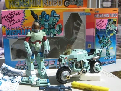 De colección Gakken 1983 Henshin Robo Mospeada 21, Scott Bernard, caja original: 1 dueño Foto 1 de 4