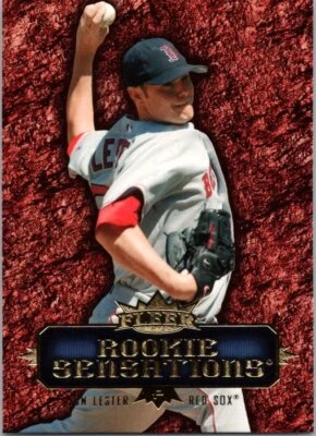 2007 Fleer #RS-JL Jon Lester Rookie Sensations - Image 1 of 2