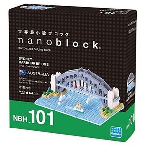 Sydney Harbour Bridge Nanoblock Miniature Building Blocks New Sealed NBH 101