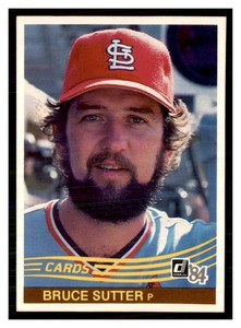 1984 Donruss Bruce Sutter #534