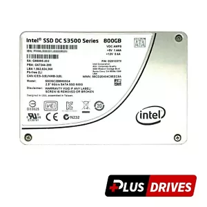 800GB SATA SSD SSDSC2BB800G4 Intel 2.5 Enterprise SSD Drive 6Gbps DC S3500 - Picture 1 of 7