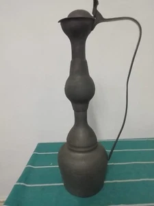 brocca vintage in peltro altezza 50 cm - Foto 1 di 1