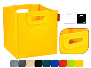Filzbox Korb Organizer Schrank Box (gelb) - Bild 1 von 7
