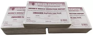 25 Lot JJ Keller 115BDuplicate Detailed Driver Vehicle Inspection Report (DVIR) - Picture 1 of 3