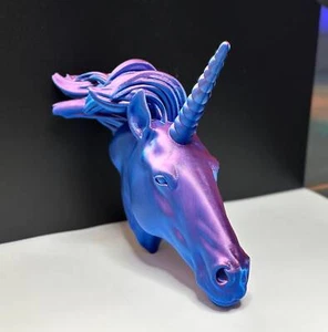 Vibrant Mounted Unicorn Wall Art: Colorful Fantasy Decor - Picture 1 of 10
