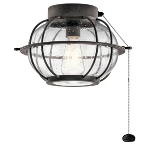 Kichler Bridge Point Fan Light Kit, Weathered Zinc - 380945WZC - Picture 1 of 1