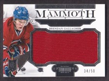 2013-14 Dominion Hockey Mammoth Jersey #M-BG Brendan Gallagher 34/50