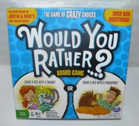 Would You Rather? Board Game Of Crazy Choices Spin Master