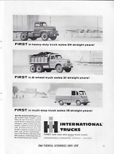 1957 International Harvester Trucks Heavy Duty 6-wheel Van Vintage Print Ad