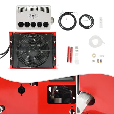 12V 11000 BTU Truck Cab AC Air Conditioner Split Fit Semi Trucks Bus RV Caravan Foto 1 de 4