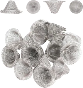 Bulk 1/2" Stainless Steel Pipe Screens – 40-Pack | Wholesale for Smoke Shops - Picture 1 of 11