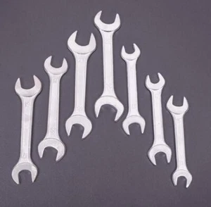 New 5.5mm~27mm Double Open Ended Combination Wrench Spanner Metric Repair Tools - Picture 1 of 6