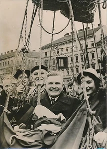 Fred Dolder - Dr Udo Illig 1955 - Vol en Ballon Vienne Autriche - PR 506 - Picture 1 of 2
