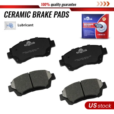 Pastilhas de freio dianteiras de cerâmica para Toyota Camry Avalon Celica Sienna Lexus ES300 SC300 - Imagem 1 de 4