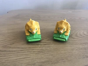 LAND BEFORE TIME Vintage 1997 Burger King Kids Club Spielzeug 2er Set - Bild 1 von 3