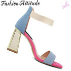 Sandales Fashion Attitude FAG _ 3866 Bleu Femme 143155 Original Neuf