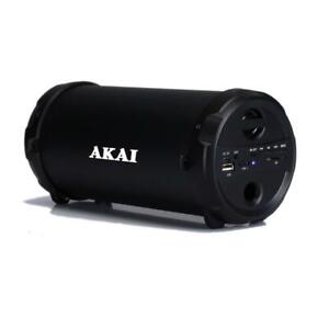 AKAI ABTS-12C Bluetooth Speaker, 5W, Black, High Quality Sound,Jack audio-3.5 mm