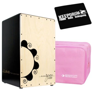 J.Leiva Percusión Zoco Cajon + Bolsa Rosa + Almohadilla - Imagen 1 de 5