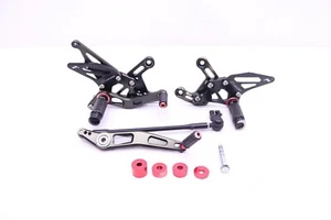Yamaha YZF R1 1000 2014 12-14 Mad Moto Repartidos traseros pie clavija freno de cambio y124 - Imagen 1 de 17