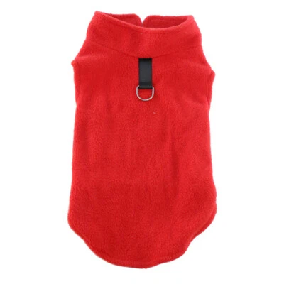 Pet Dog Cat Warm Fleece Vest Clothes Coat Puppy T Shirt Sweater Winter Apparel - Image 1 of 4