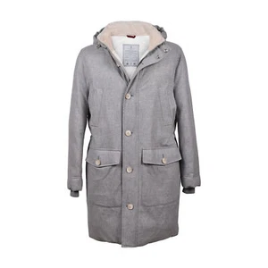 BRUNELLO CUCINELLI MEN'S DOWN FILLED PUFFER PARKA OUTERWEAR/JACKET NEW - Picture 1 of 12