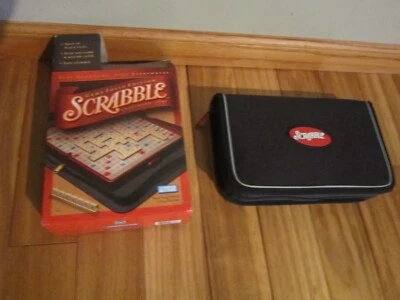 Scrabble Game Folio Travel Edition with Carry Case w/Score Pad/Racks ect.  #T20 - Image 1 of 4