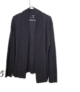 Cárdigan de Lana Eileen Fisher Talla L Hilo Italiano Manga Larga Cápsula Informal Cómodo - Imagen 1 de 11