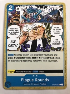 One Piece Kingdoms Of Intrigue Plague Rounds OP04-055 NM - Picture 1 of 2