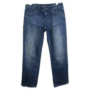 Simply Vera Vera Wang Women's Jeans Straight Leg Blue Denim Pants Cotton Sz 4 - Picture 1 of 8