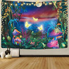 Forest Lakeside Fluorescent Tapestry Dorm Decor Luminous Background (145X130cm)